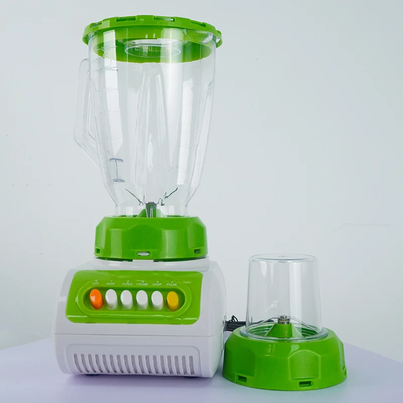 Household 220v Electric 250w Multi-Purpose 2 In 1 Glass Grinding Fruit Mixer 1.8l Green Fresh Juice High Speed Blender