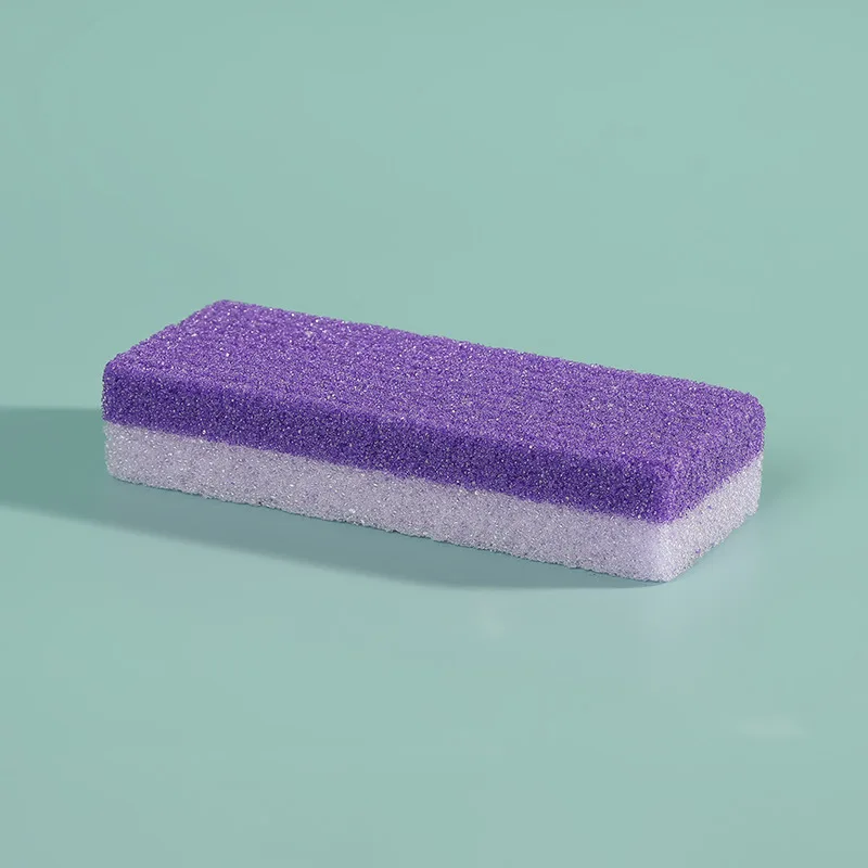 Wholesale Foot Care 2 in 1 Double Side Disposable Callus Remover Foot Scrubber PU Pumice Sponge Stone Natural for Feet