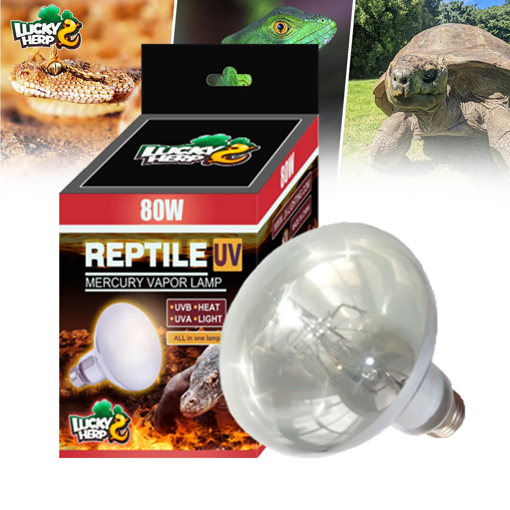 Good Quality And Price Of reptile uvb uva lamp 100W  LUCKY HERP Glass uvb lamp