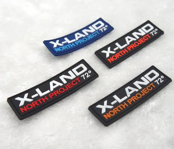 custom silicone label clothes labels with embossed logo fashion custom pvc rubber shoe Label