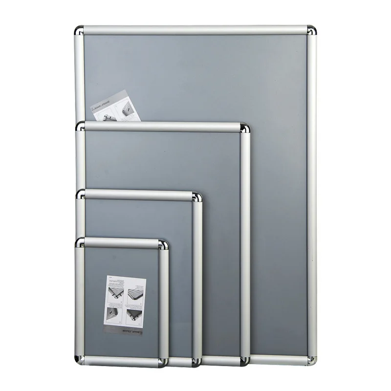 America Wholesale Various Size A0/a1/a2/a3/a4/a5/Wall Mounted Front open aluminum Poster frame for advertising