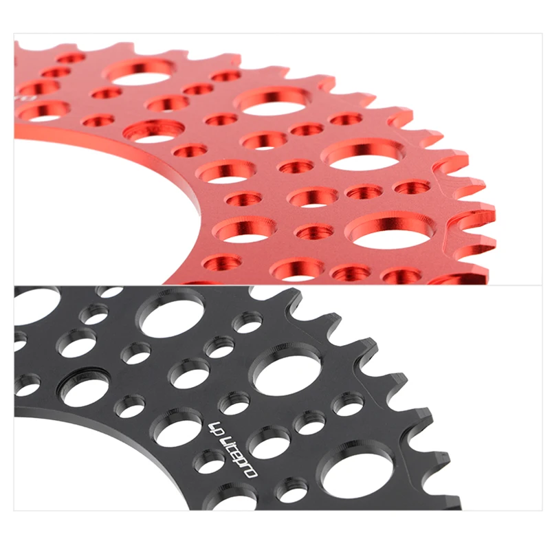 Litepro Folding Bike sprocket  130 bcd  52T 56T 58T Crankset BMX Bicycle folding bike  Chainwheel chain ring For Brompton bike