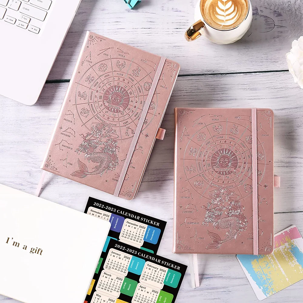 Custom Hardcover Planner  Daily Weekly Monthly Personal Organizer 5x8.2 Inches For Study and Schedule