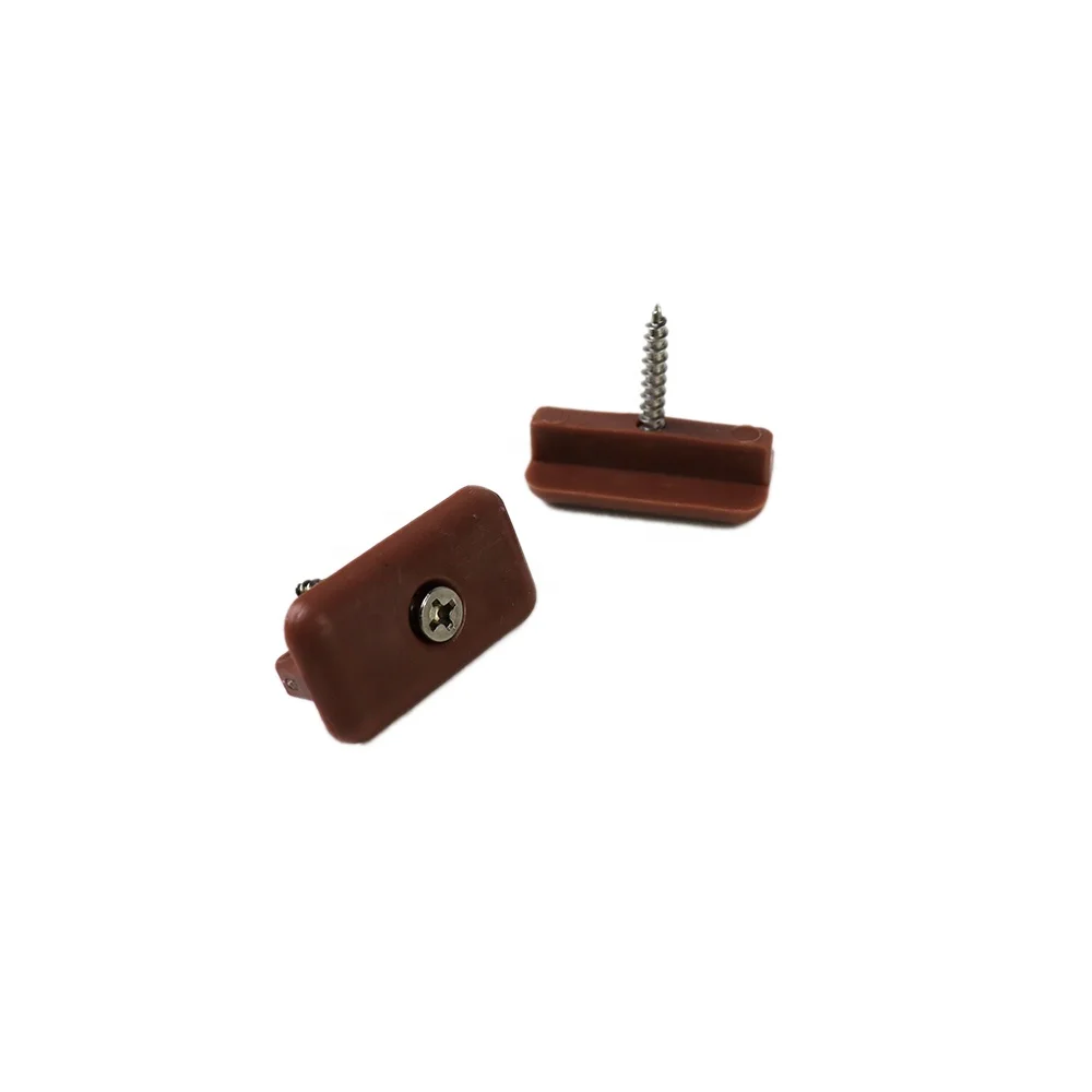 wpc composite plastic decking floor board clips snap connecting hidden fastener pe for flooring accessories