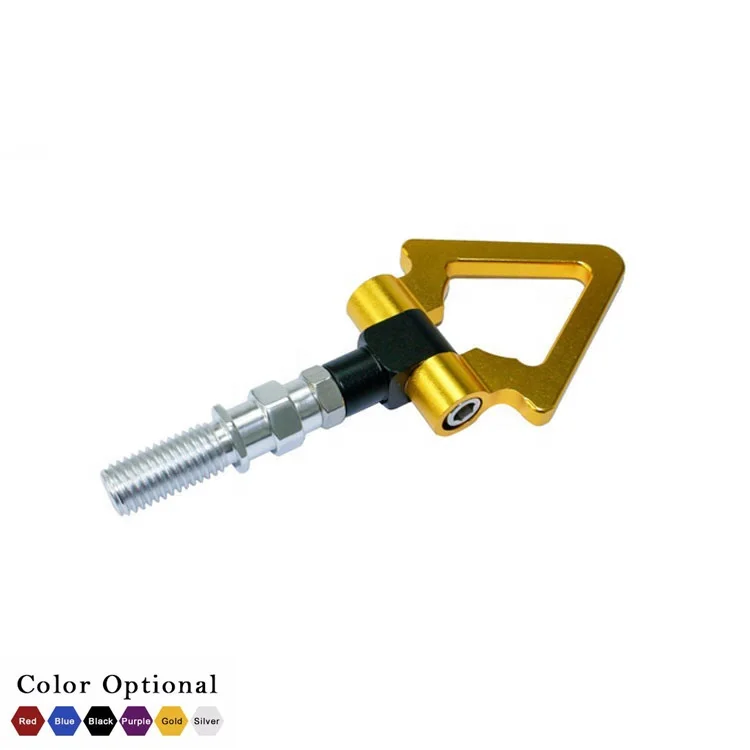 Алюминиевый гоночный прицеп, передний, задний буксировочный крючок, треугольное кольцо для японских автомобильных буксирных стержней Honda