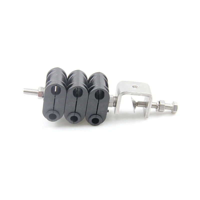 Резиновый питающий зажим с двумя отверстиями для 1/2 кабеля