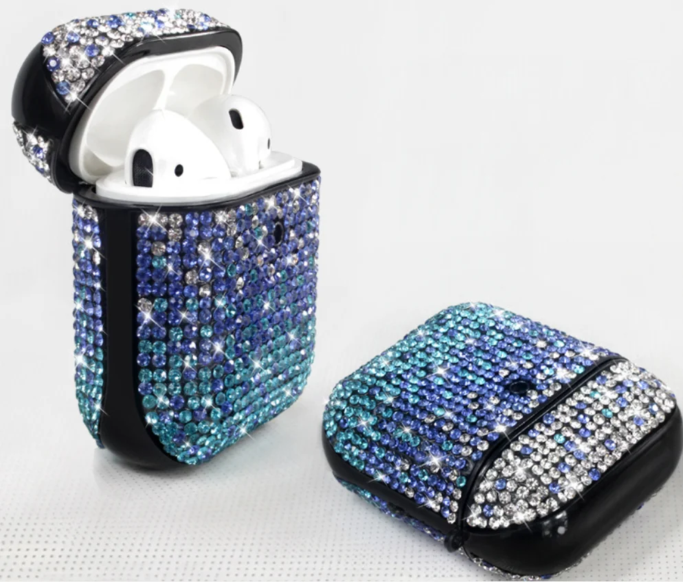  2021 Bling earphone accessories case custom diamond for sparkle