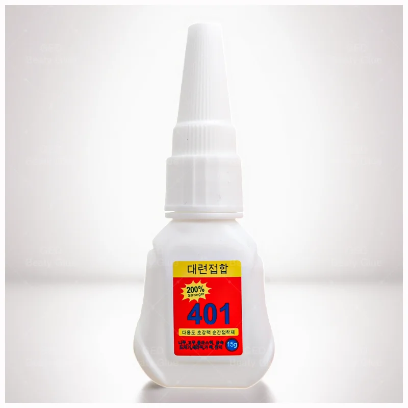 200% 401 Bulk Supply Professional Nail Glue Temperature Resilient Adheres Excellently in All Temps