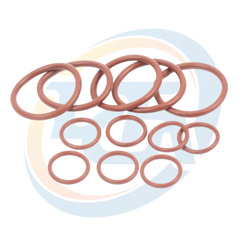 High quality Customized CR HNBR PTFE EPDM 50mm Flat Open Silicone Oring Hydraulic Thin Small Rubber O Seal Ring Manufacturer