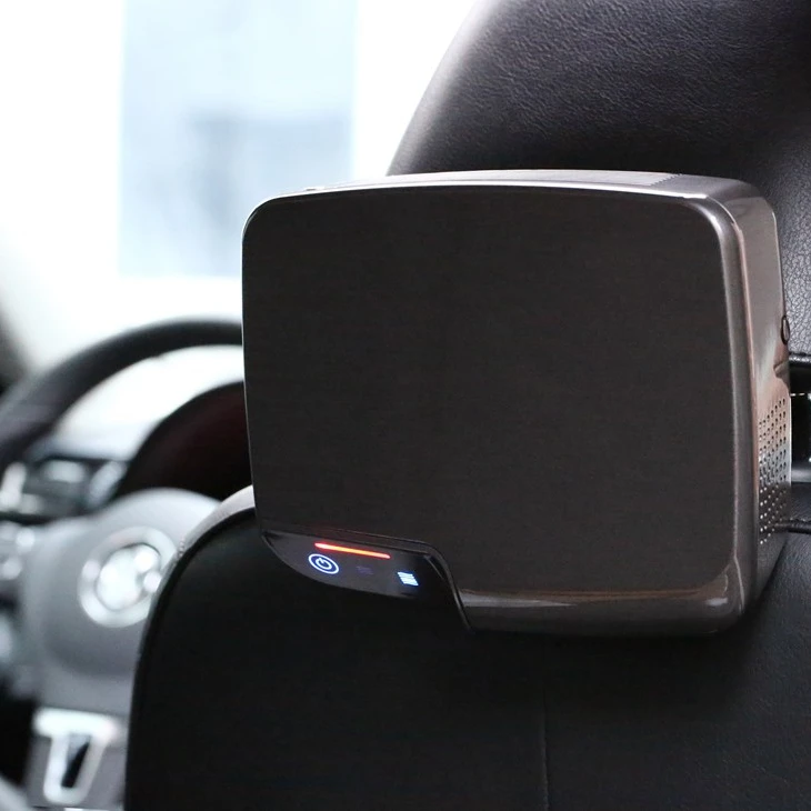 Homon Smart Multi-functional Air Purifier with Air Sensor Activated Carbon HEPA Filter Negative ion Car Air Purifier