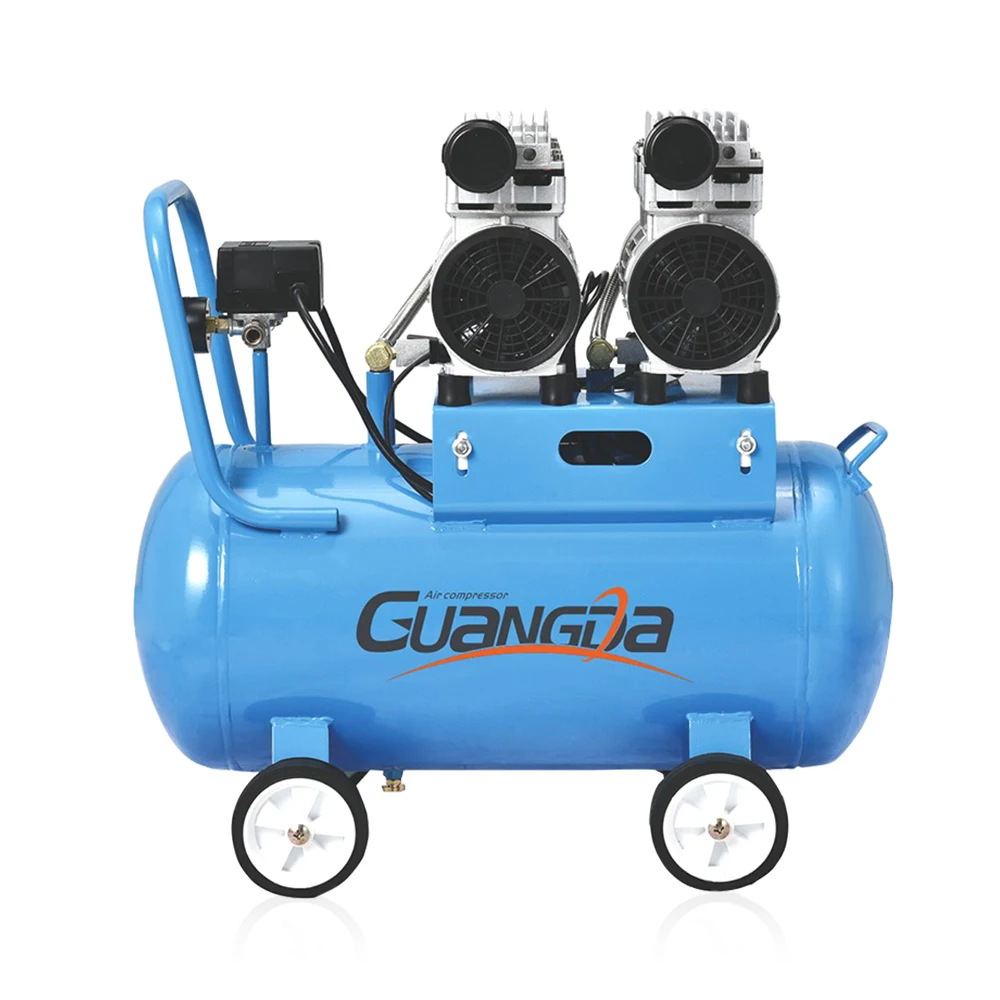 220v 50 litros воздушный компрессор машины silencioso масла бесплатно compresor de aire