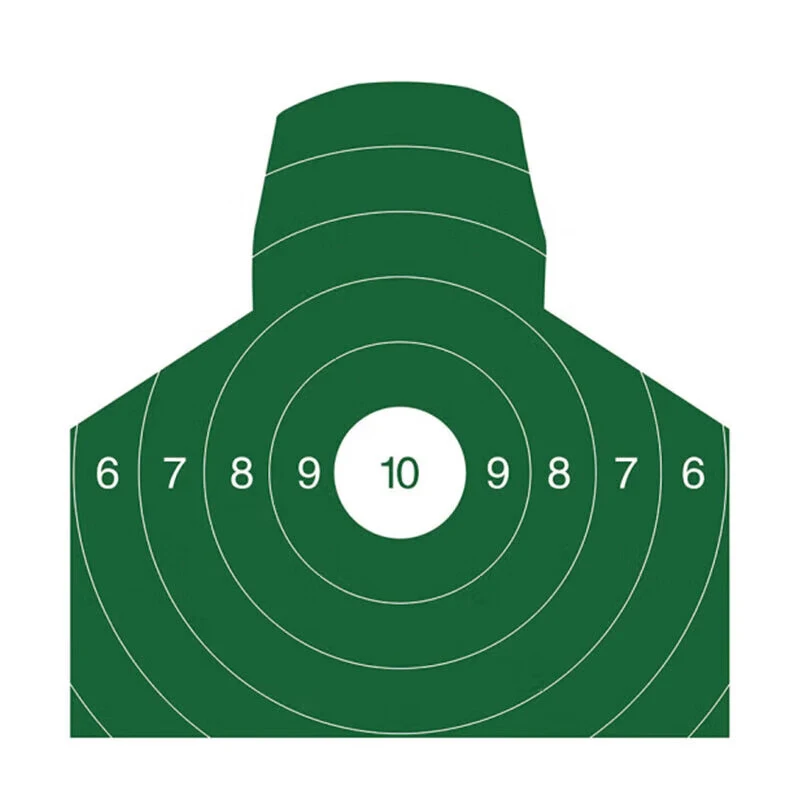 Wholesale Paper Shooting Target Outdoor Sports Training Chest Round Paper Shooting Targets Labels