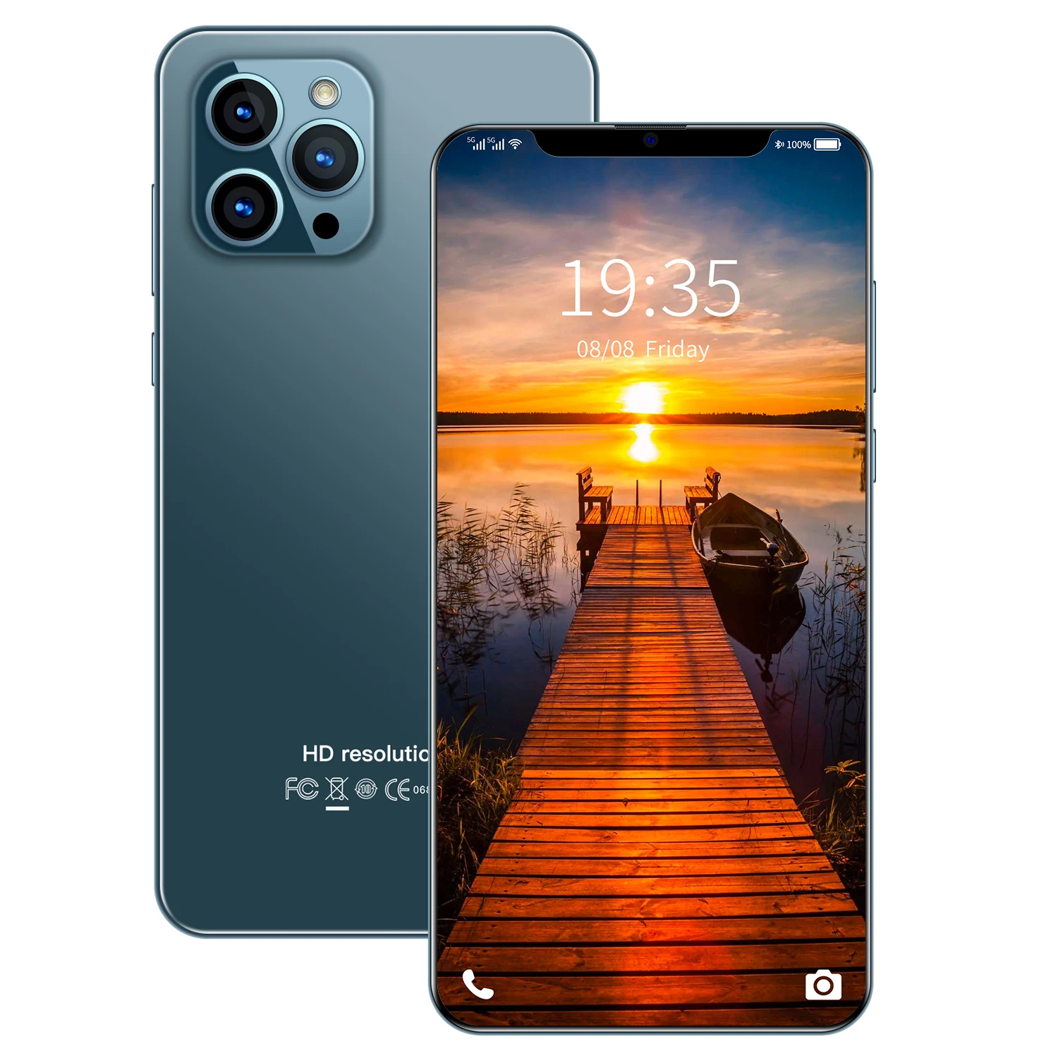  Смартфон i12 Pro Max 7 2 дюйма 10 ядер 12 + 512 ГБ 21 48 МП 5600