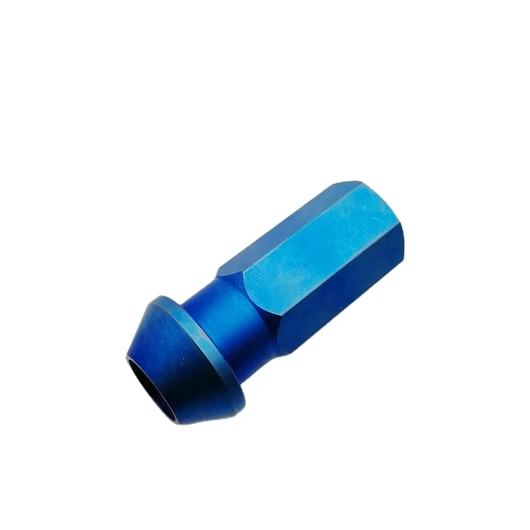Factory supply Gr5 titanium wheel hub nut