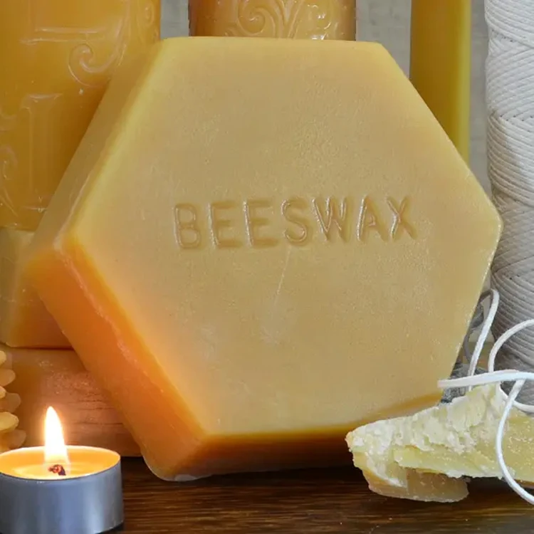 Natural Pure Bee Wax Bulk Organic Raw Yellow Certified Beeswax Blocks Price China Sale Cosmetic Grade Bee Wax for Candle Making