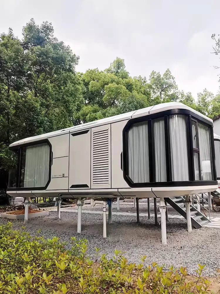 Индивидуальный Современный портативный мобильный отель капсула сборный Яблочный домик для уличной резиденции кемпинга