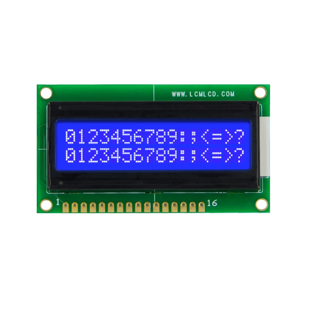 LCD 1602 large character LCD module Splc780d1 controller STN lcd display 16x2