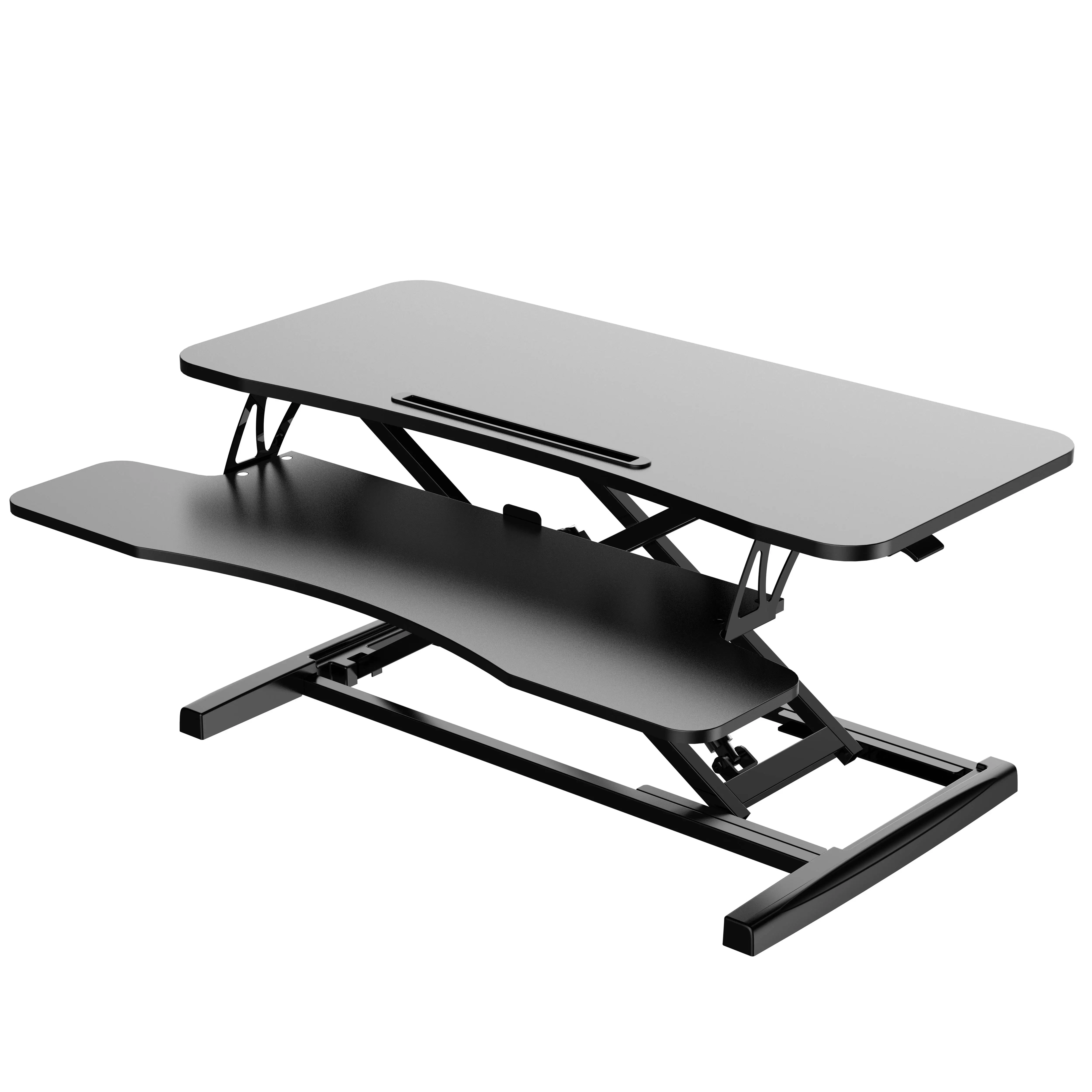 NBJOHSON Ergonomic Lift Sit Standing Desk Converter Portable Workstation Height Adjustable Sit Standing Desk Riser