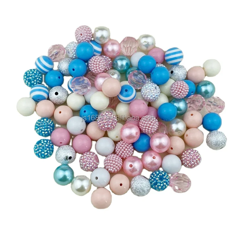 100pc/bag 20mm green grinch christmas chunky beads for jewelry making acrylic bubble gum beads for pens bulk beads crafts