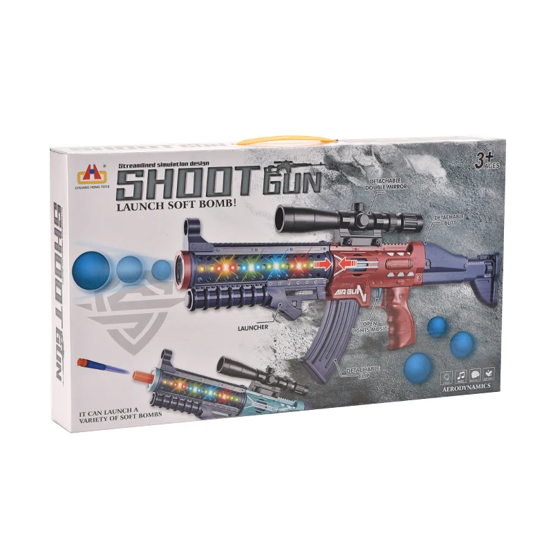 Metal High Pressure Kids Manufactures Bags Weapons Soap Bubble Toy Water Gun Gift OEM Style Piece Promotion Plastic Package