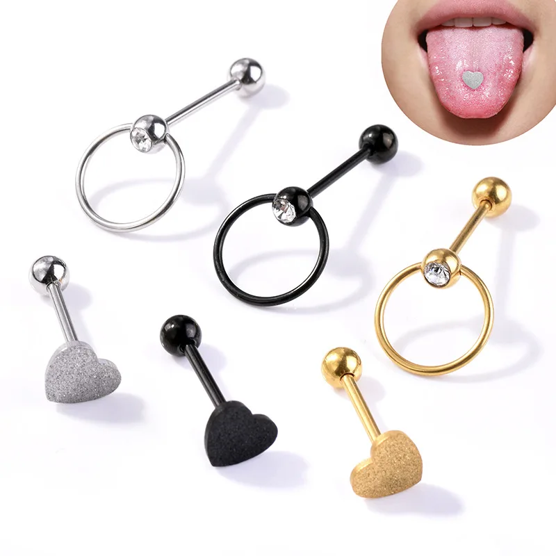Body Jewelry Stainless Steel Free Love Lip Rings