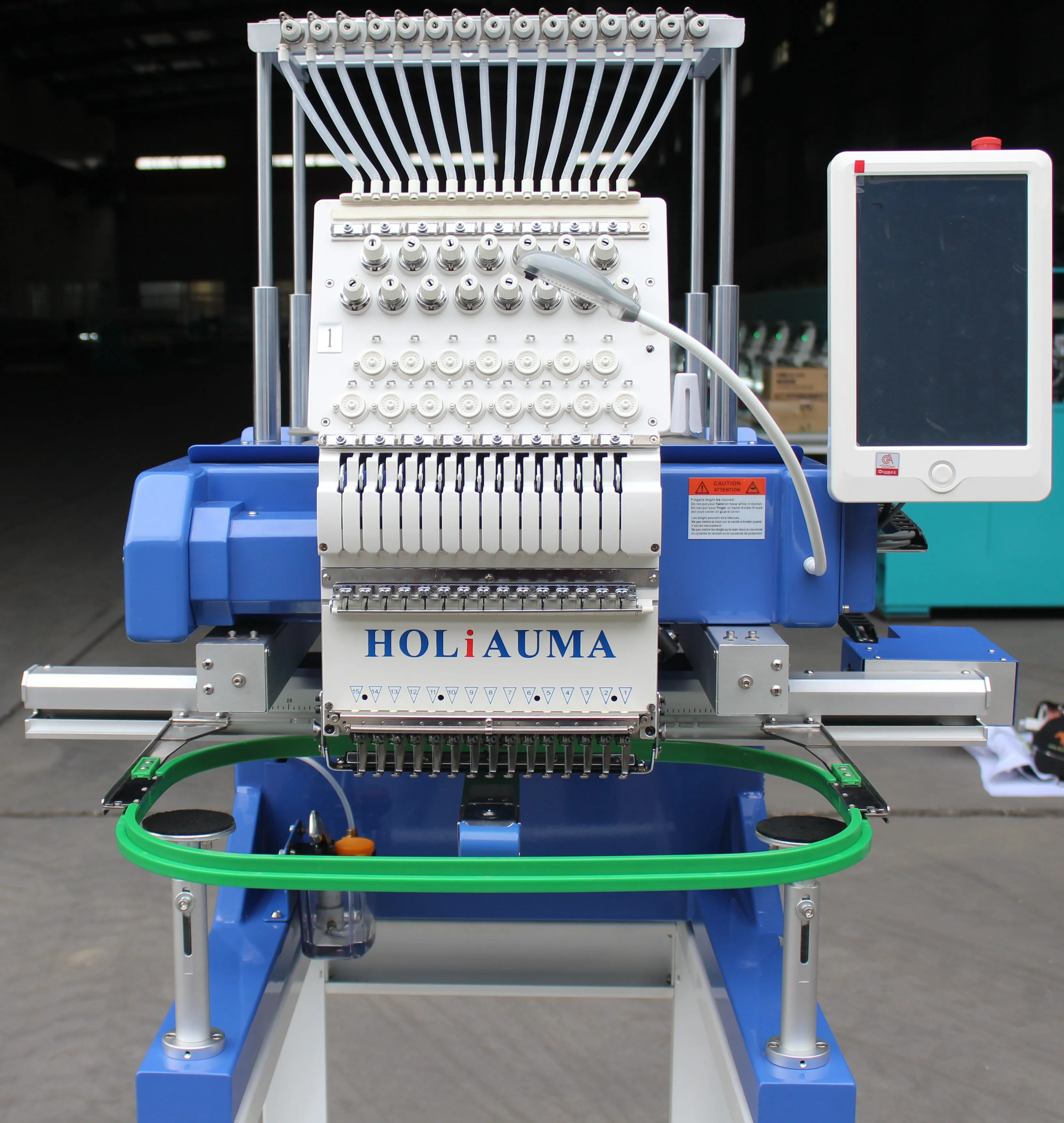  5 years warranty HOLiAUMA used barudan embroidery digital sewing machine for Making Logos on Clothing prices in
