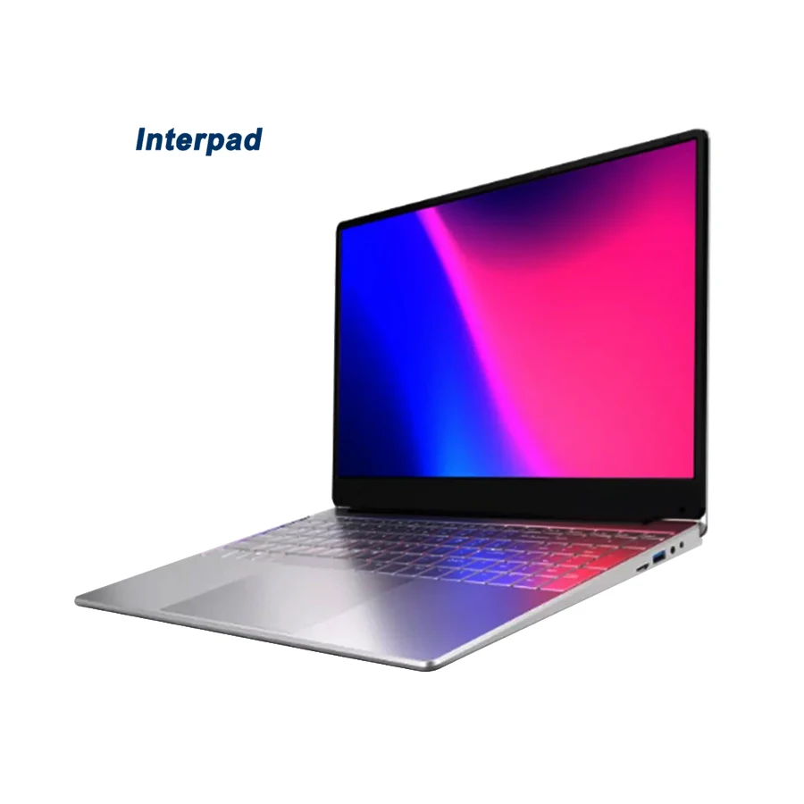 Interpad Win10 OS 15.6 inch  Intel Celeron J4125  factory wholesale i3/i5/i7/i9 office working study portable computer Laptop