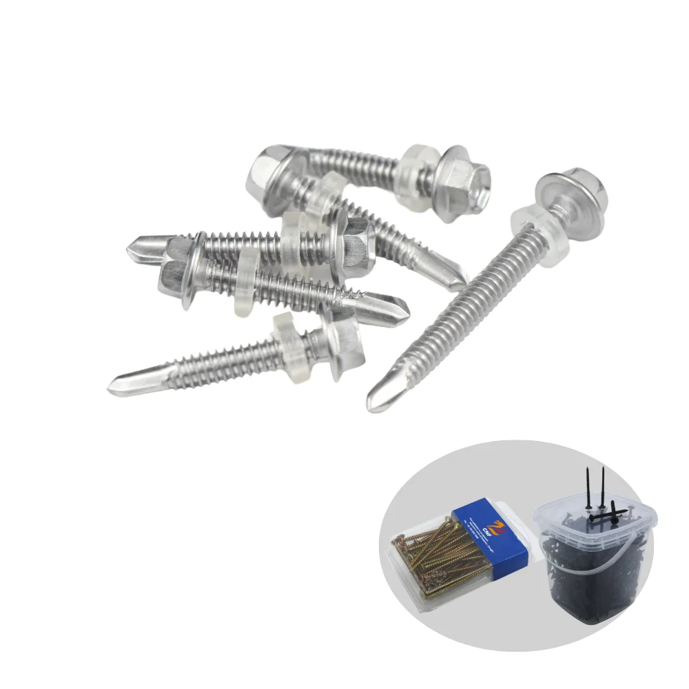 China Manufacturers Stainless Steel Hexagon Flange Self Drilling Plasterboard Screw