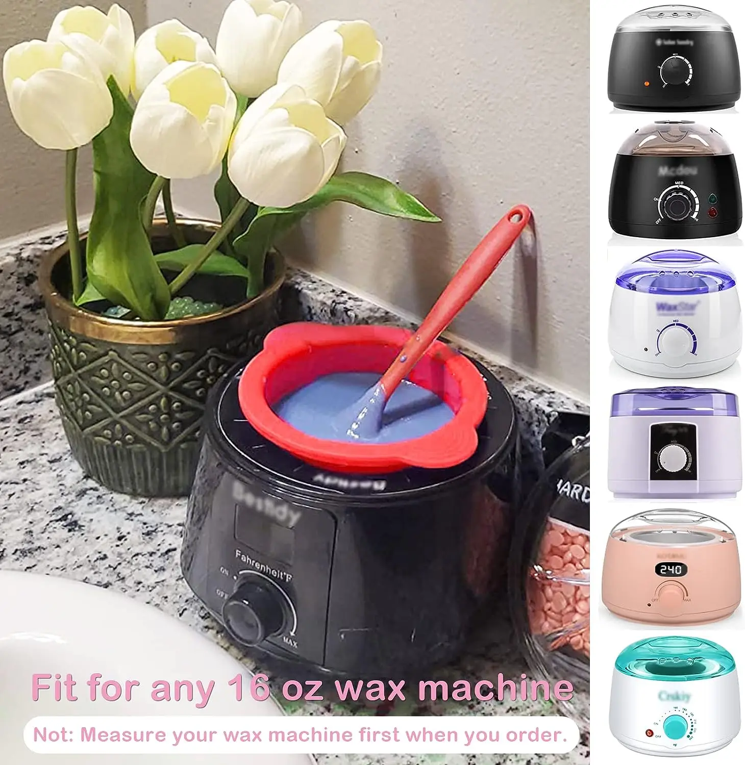 New silicone facial mask melting wax mixing bowl Silicone depilatory wax bowl mud film adjusting bowl high temperature silicone