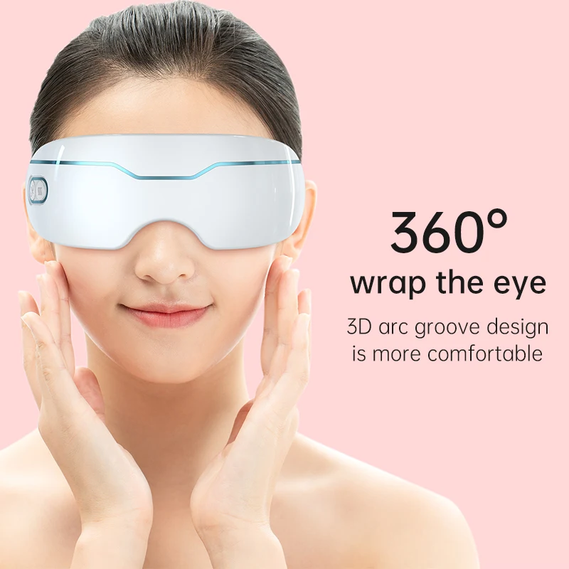 Steam Eye Mask Nano Atomization Steam Electric Smart Eye Massager for Dry Eyes Relief Dark Circles and Puffiness