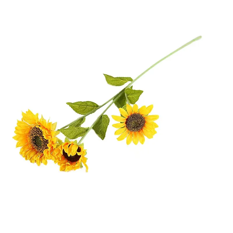 Hot Selling Simulated Artificial Silk Sunflower For Events Home Hotel Wedding Restaurant Decoration