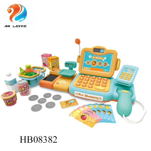 New Arrival Children Brain Exploration Simulation Games Play House Role Play Toys Mini Cash Register Kids Educational Toy