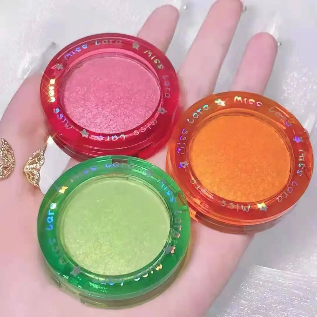 Private label 3 color diamond mochi mashed potato high-gloss pearlescent long-lasting waterproof custom logo maquillaje
