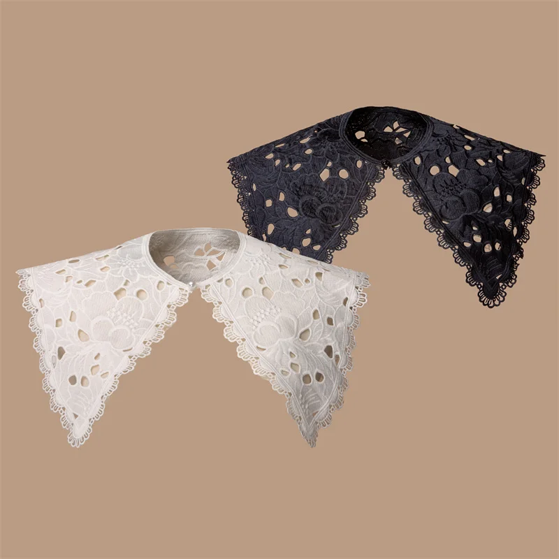 Lace Fabric Shawls With Tulle Trims And Embroidered Details For Womens Elegant Wear