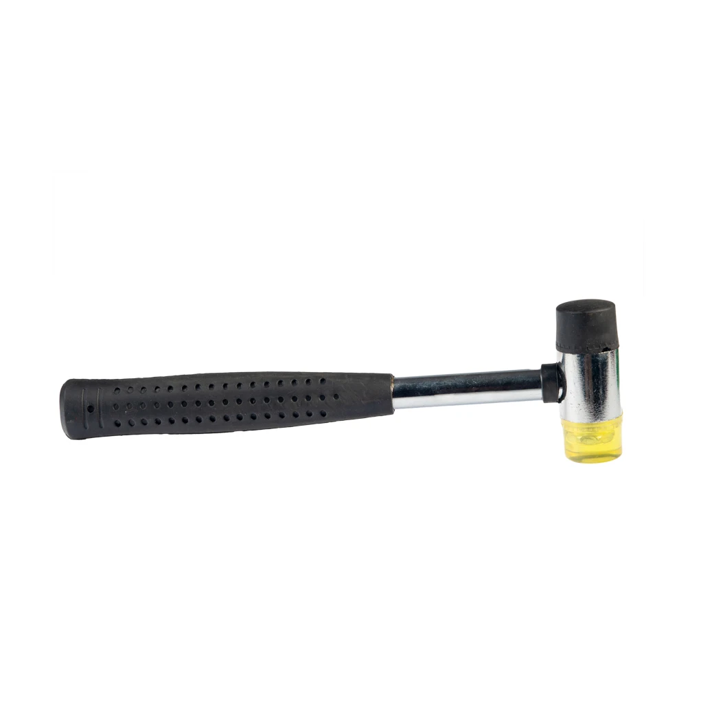 Double Headed Guitar Bass Ukulele Rubber Hammer Mallet Fret Wire Fretboard Tool With Steel Handle