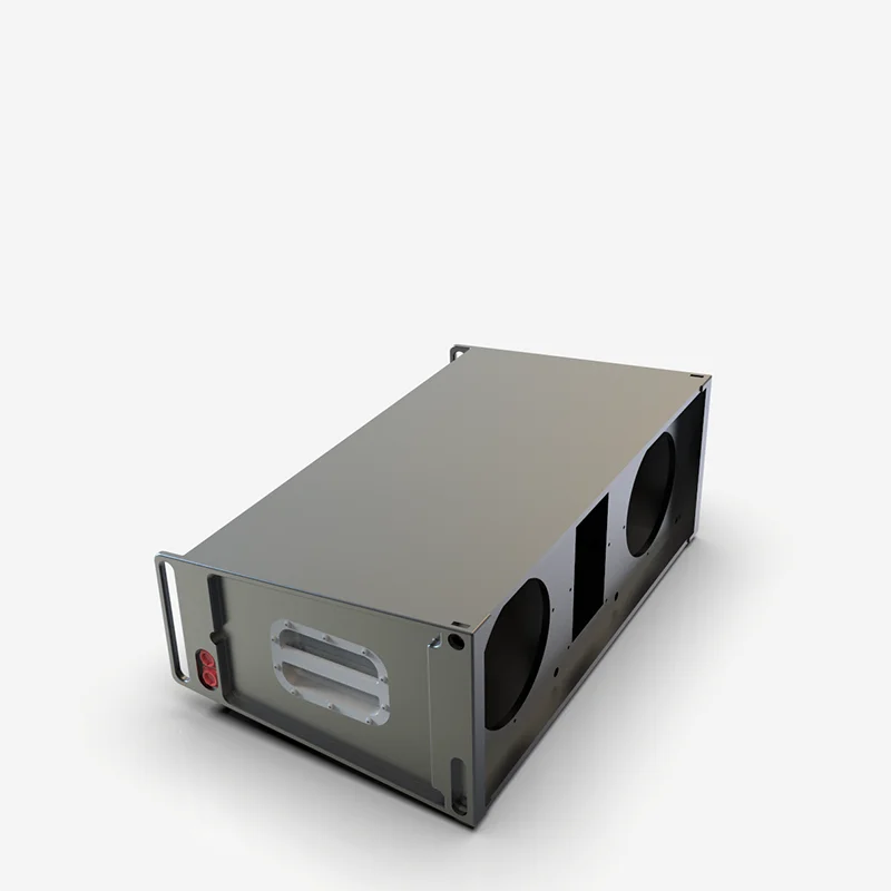 Customized sheet metal box electronic instrument chassis aluminum enclosure