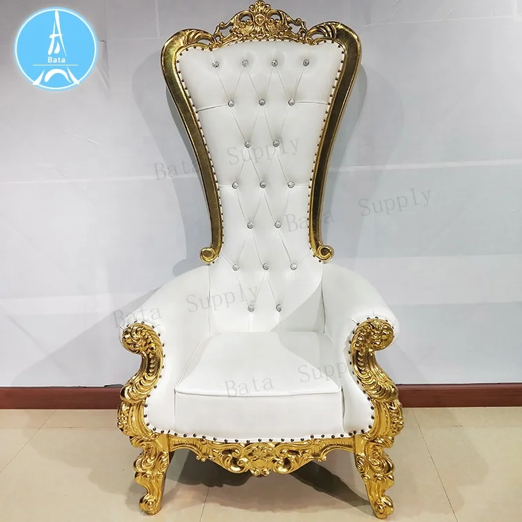 
Bride and Groom Wedding Sofa High Back Royal Furniture King Throne Chair 