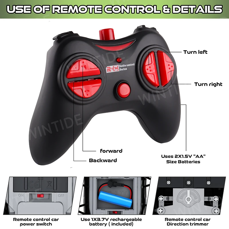 Wholesale New Design High Speed 4WD RC Drift Truck PVC Shell Colorful Remote Control Racing Electric Car for Adults Children