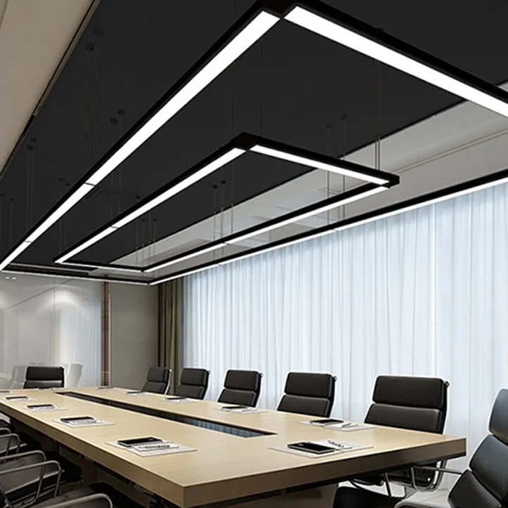 Aluminum Profile Linear Fixtures 4ft 40w Ceiling Suspended Dimmable Led Linear Pendant Light for Home Office School Lighting