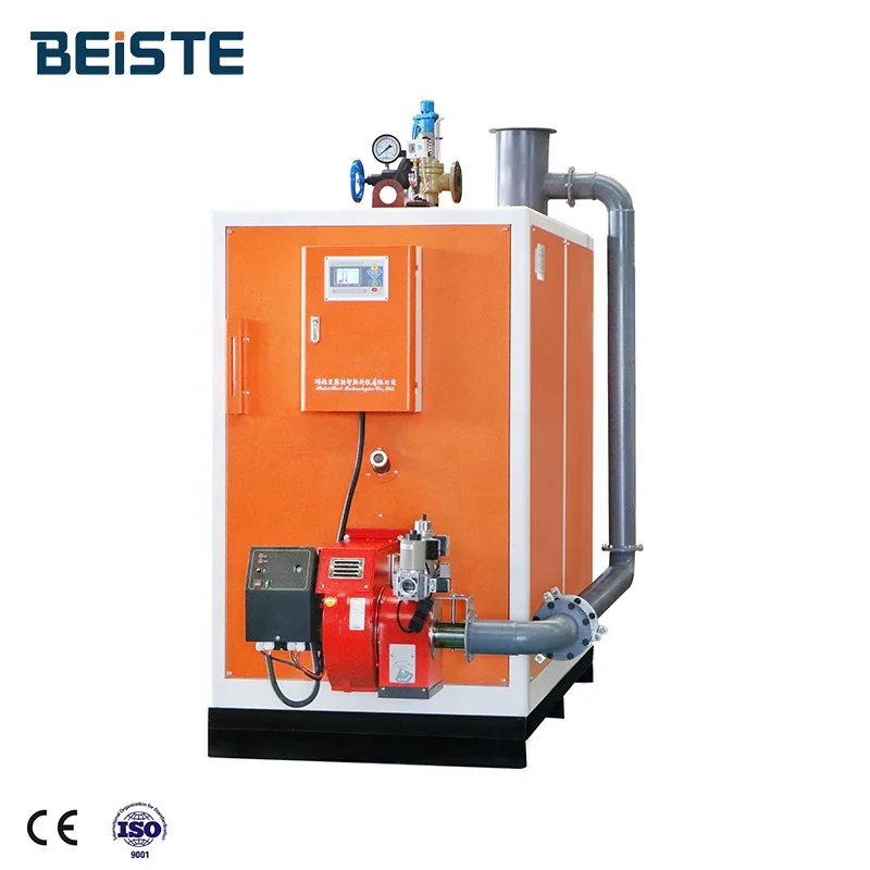 Beiste vertical gas steam boiler 1.5 ton natural gas and diesel fired steam boiler for laundry  hotel with CE ISO