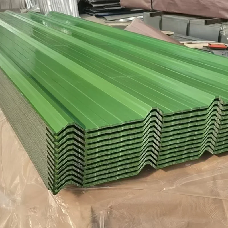 China factory hot sales coated corrugated steel ppgi ppgl roofing sheets