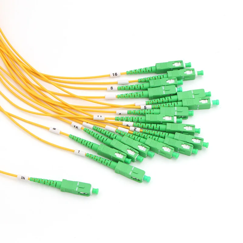 Factory supply Low Loss ABS Cassette Type Fiber Optic PLC Splitter 1 8 SC fiber optic splitter box type PLC for ftth