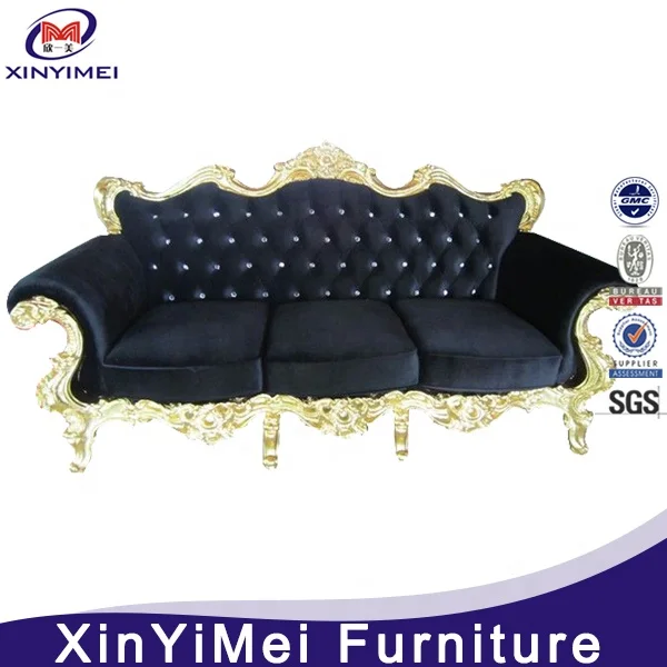 Elegant Italian valencia modern upholstery leather long sofa set for wedding