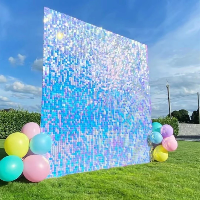 YOPIN-897 Event Party Supplies Gold Sequin Shimmer Wall Backdrop Panels For Wedding Decorations