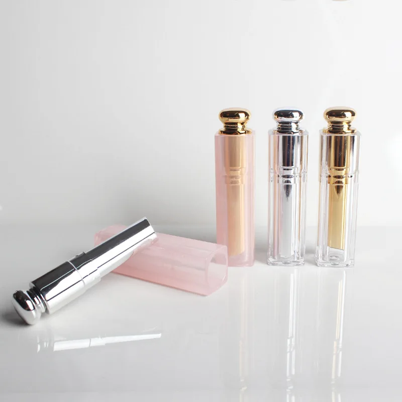 DIY Body Fragrance Stick Oblique Lipstick Tube Cosmetics Empty Packaging Plastic Direct Irrigation Lipstick Tubes with 11.1 Mold