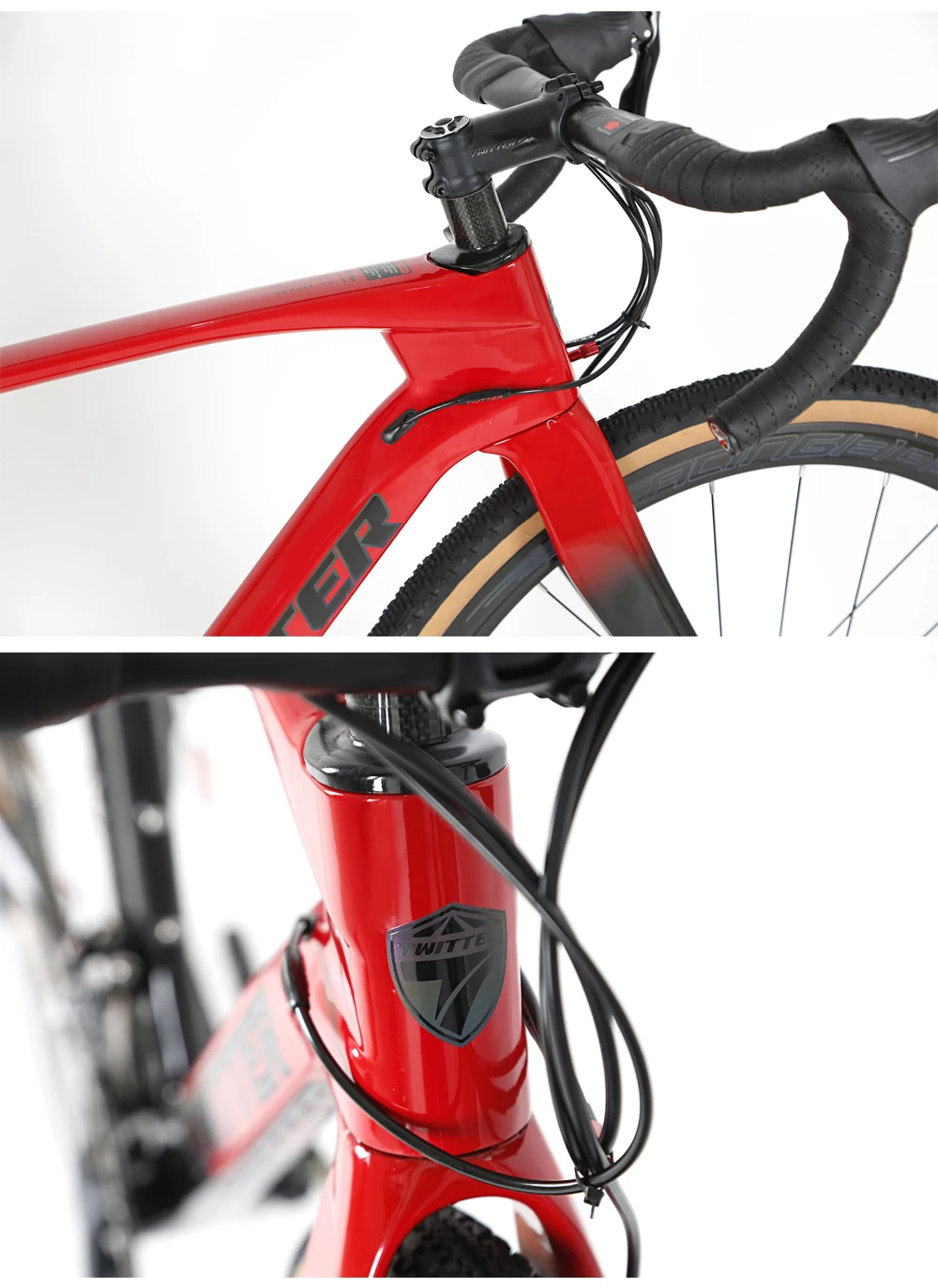 TWITTER Gravel V2 24 Speed Carbon Fiber Road bicycle Gravel Bike 700C roadbike