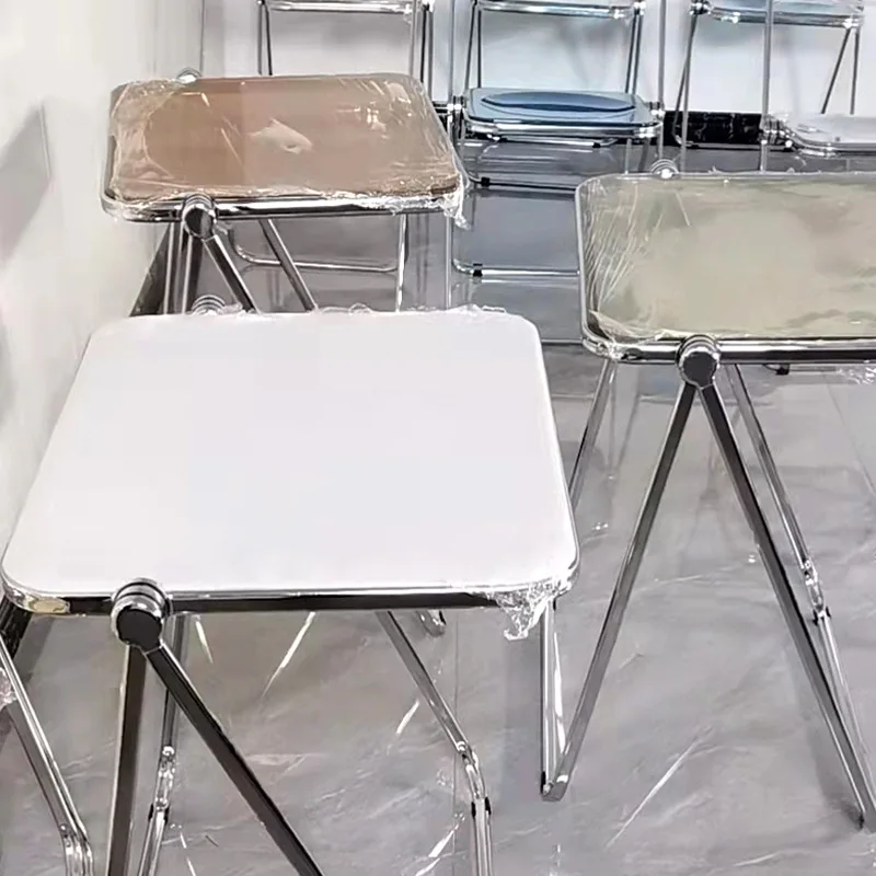 Modern Vintage Acrylic White 100 Kgs Load-bearing Foldable Desk Restaurant Used Hot Sales Folding Coffee Table For Sale