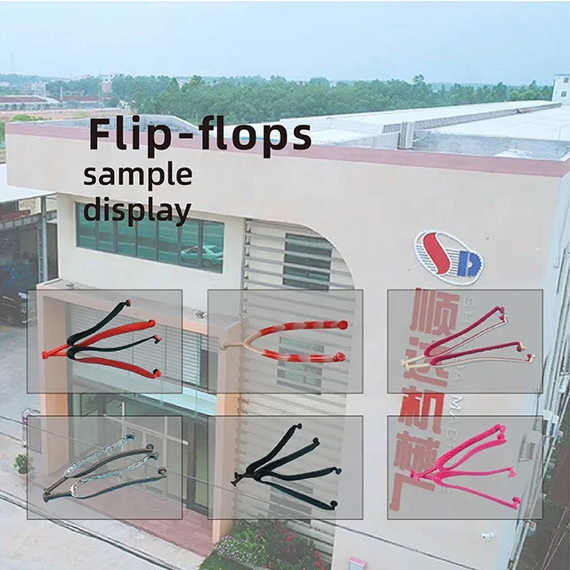 Southeast Asian market automatic high quality 2 color PVC flip flops slippers straps shoes machine