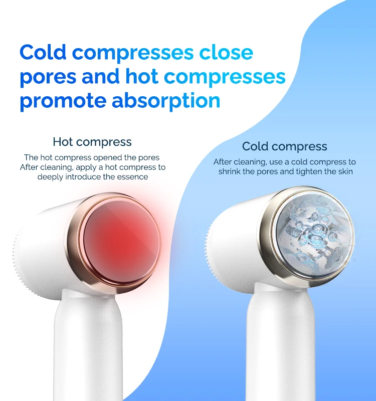 Electric Silicone Facial Cleansing Massager Face Cleaning Brush