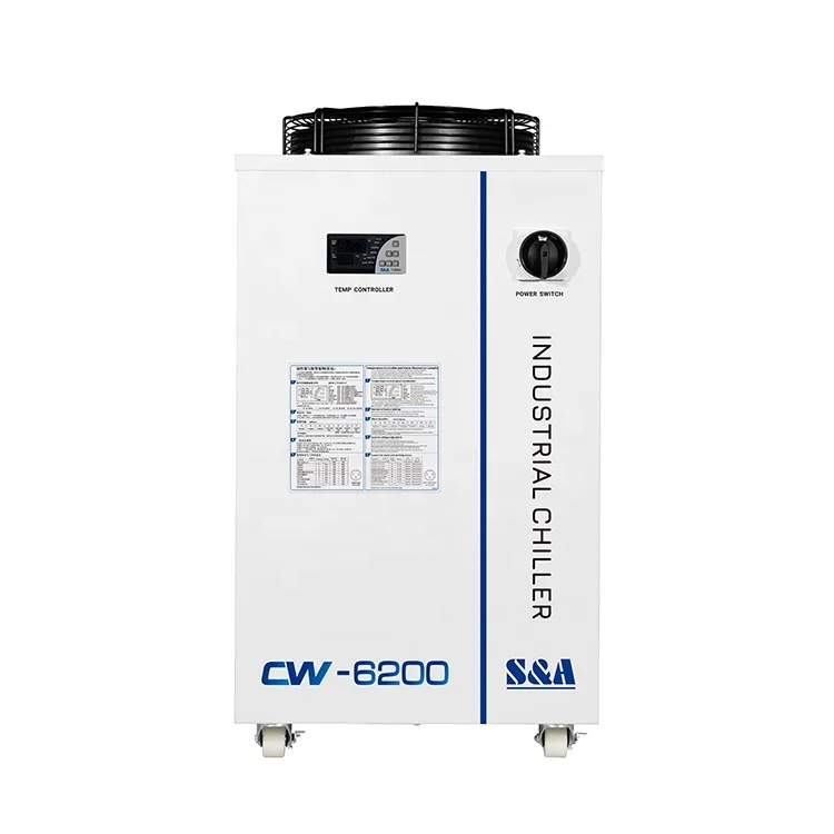 S&A Chilling Equipment Manufacturer CW-6200BN Industrial Recirculating Air Cooled Water Chiller
